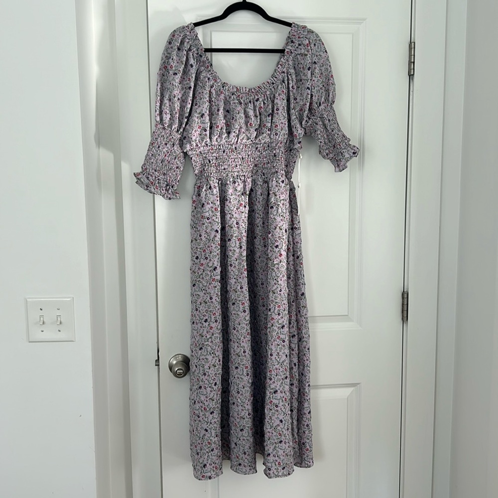 ⭕️ FINAL SALE NWT Hyacinth House Floral Ruched Dress